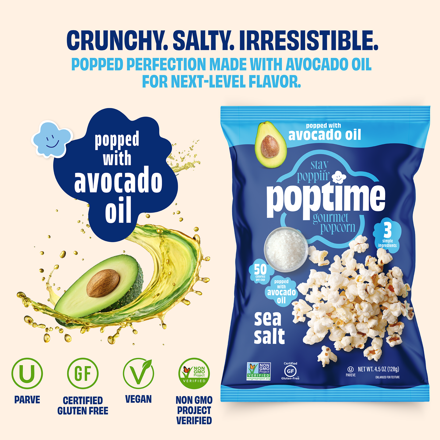 Poptime Sea Salt Popcorn