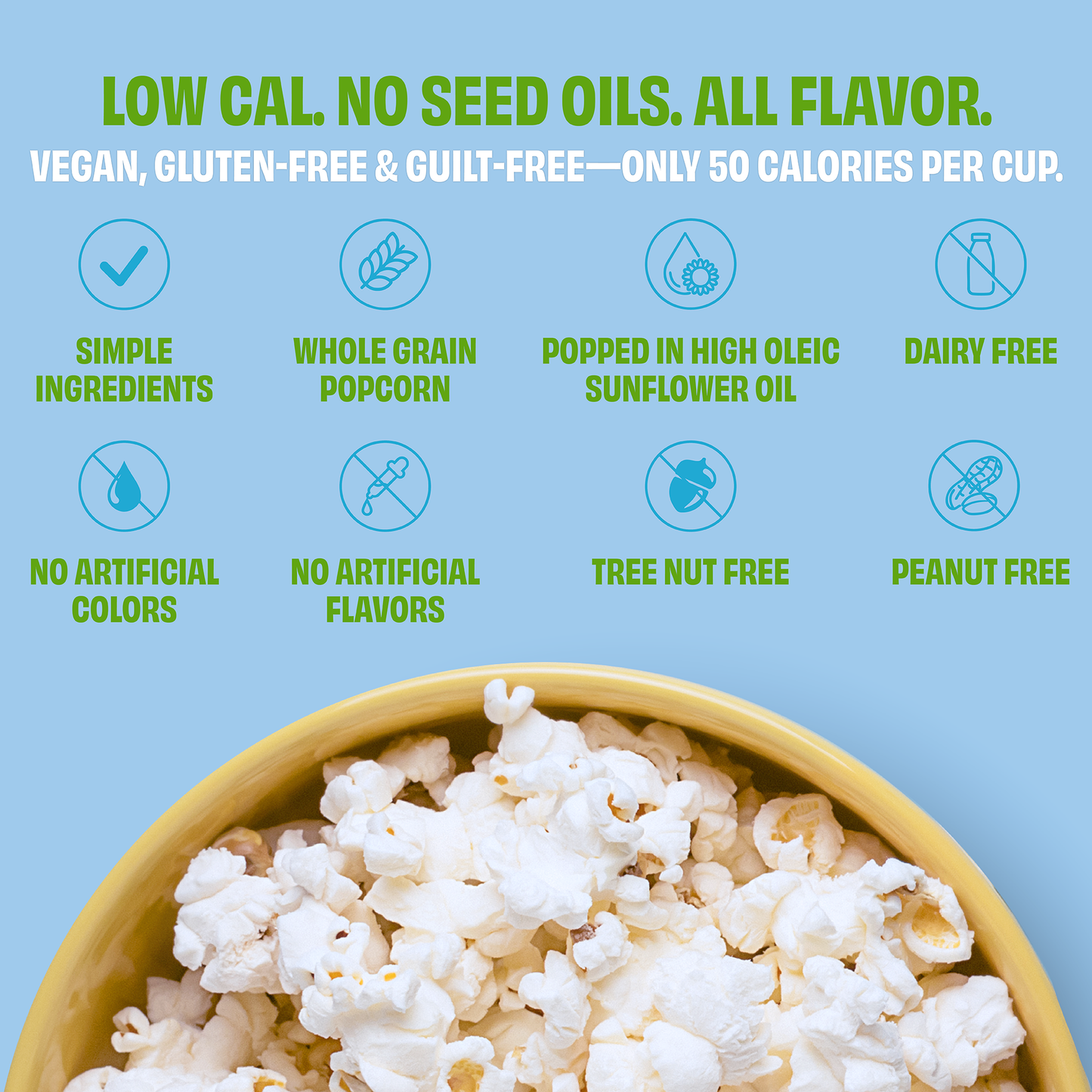 Poptime Sea Salt with a Hint of Lime Popcorn