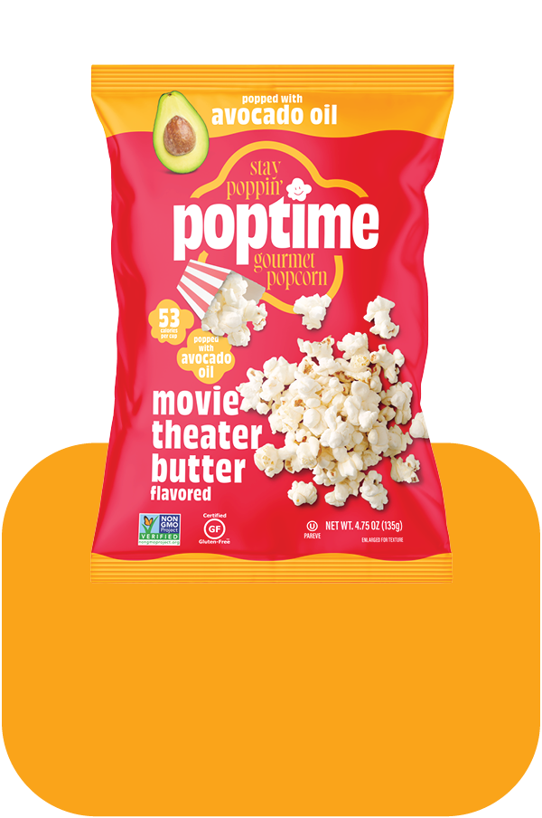 Poptime Movie Theater Butter Popcorn – 4.75oz Bag