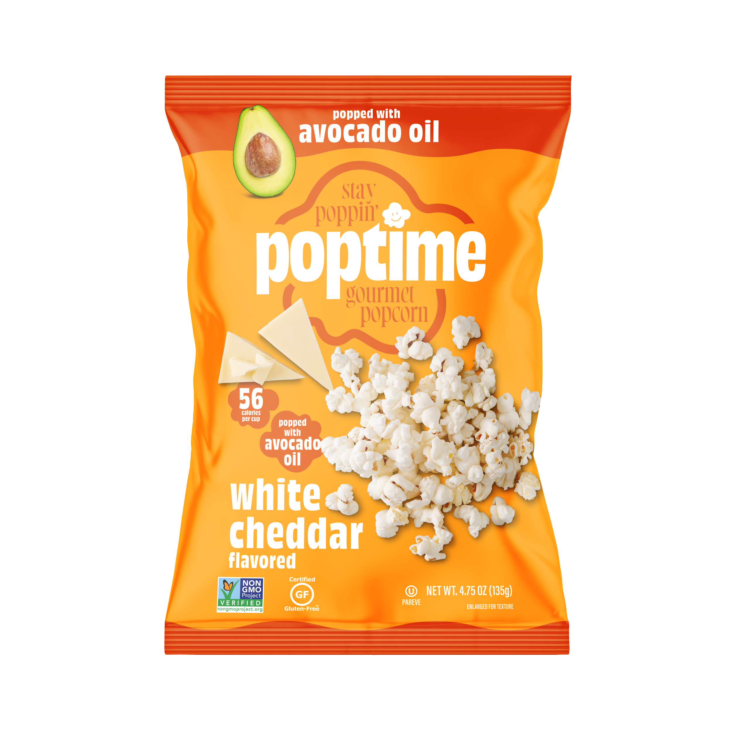 Poptime White Cheddar Popcorn – 4.75oz Bag – Poptime Snacks Poptime White Cheddar Popcorn – 4.75oz Bag – Poptime Snacks
