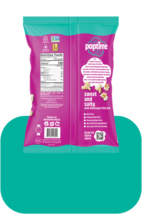 Poptime Sweet & Salty Kettle Corn