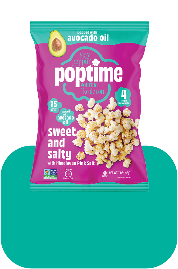 Poptime Sweet & Salty Kettle Corn – 7oz Bag