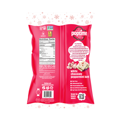 Poptime White Chocolate & Peppermint Bark