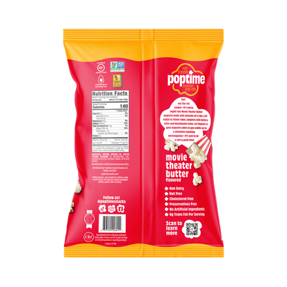 Poptime Movie Theater Butter Popcorn