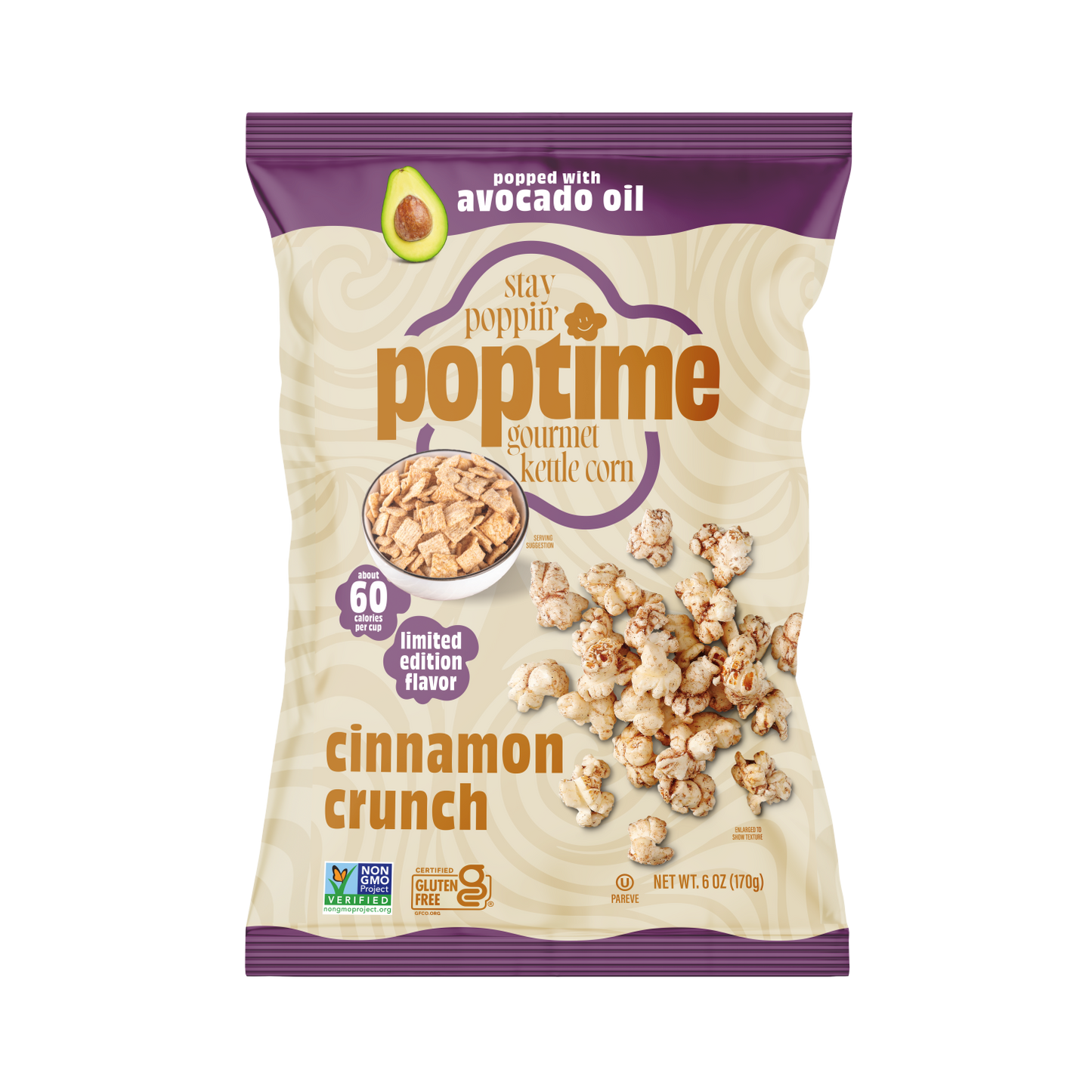 Poptime Cinnamon Crunch Kettle Corn